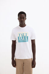 Pedro del Hierro Large logo T-shirt White