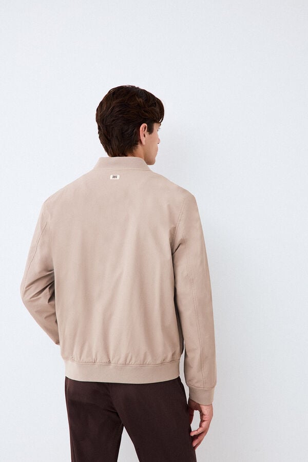 Pedro del Hierro Blus&atilde;o bomber Golf Beige