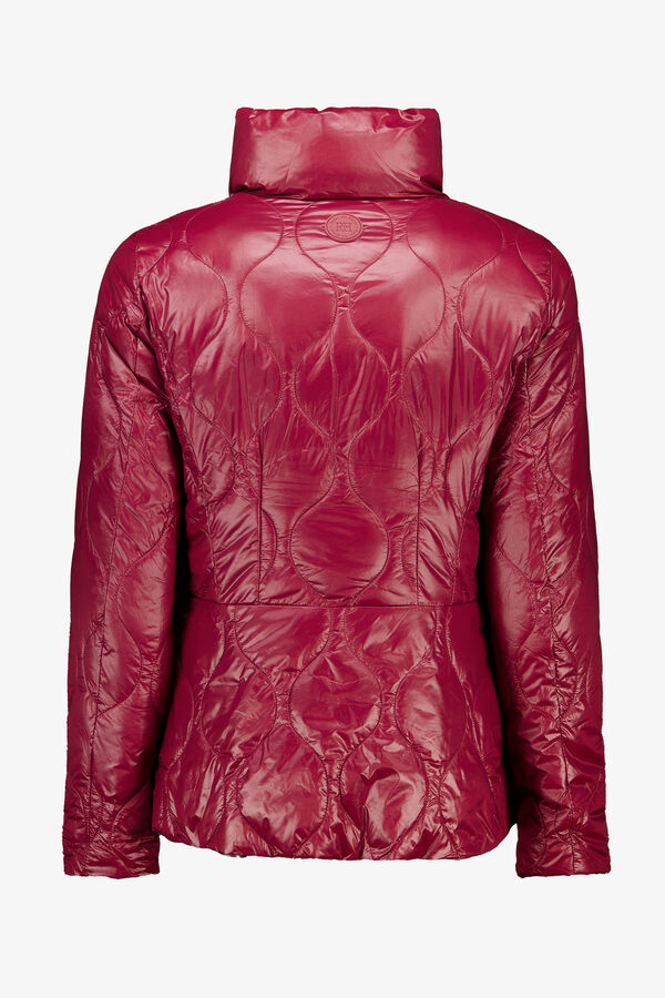 Pedro del Hierro Ultralight short reversible jacket Burgundy