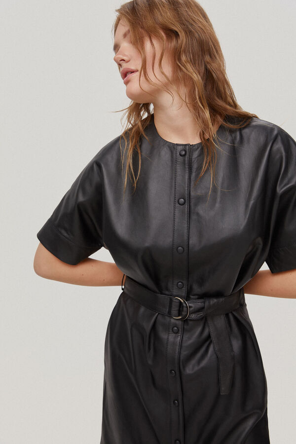 Pedro del Hierro Vestido napa Preto