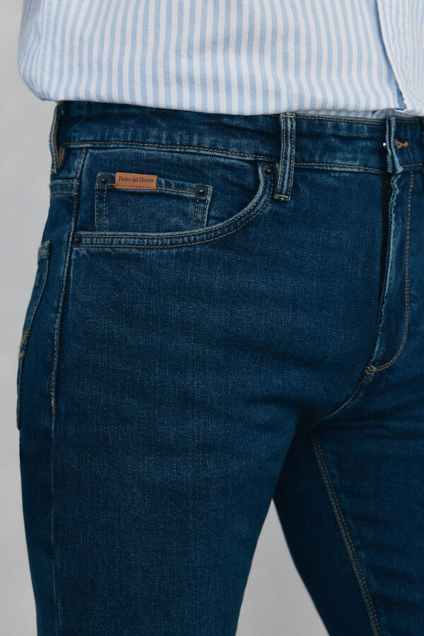 Pedro del Hierro Slim fit Premium Flex jeans Blue
