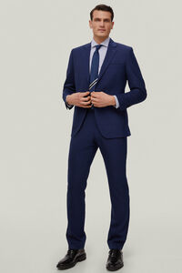 Pedro del Hierro Blue tailored fit trousers Blue