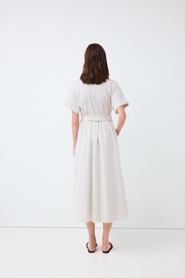 Pedro del Hierro Seersucker shirt dress Blue