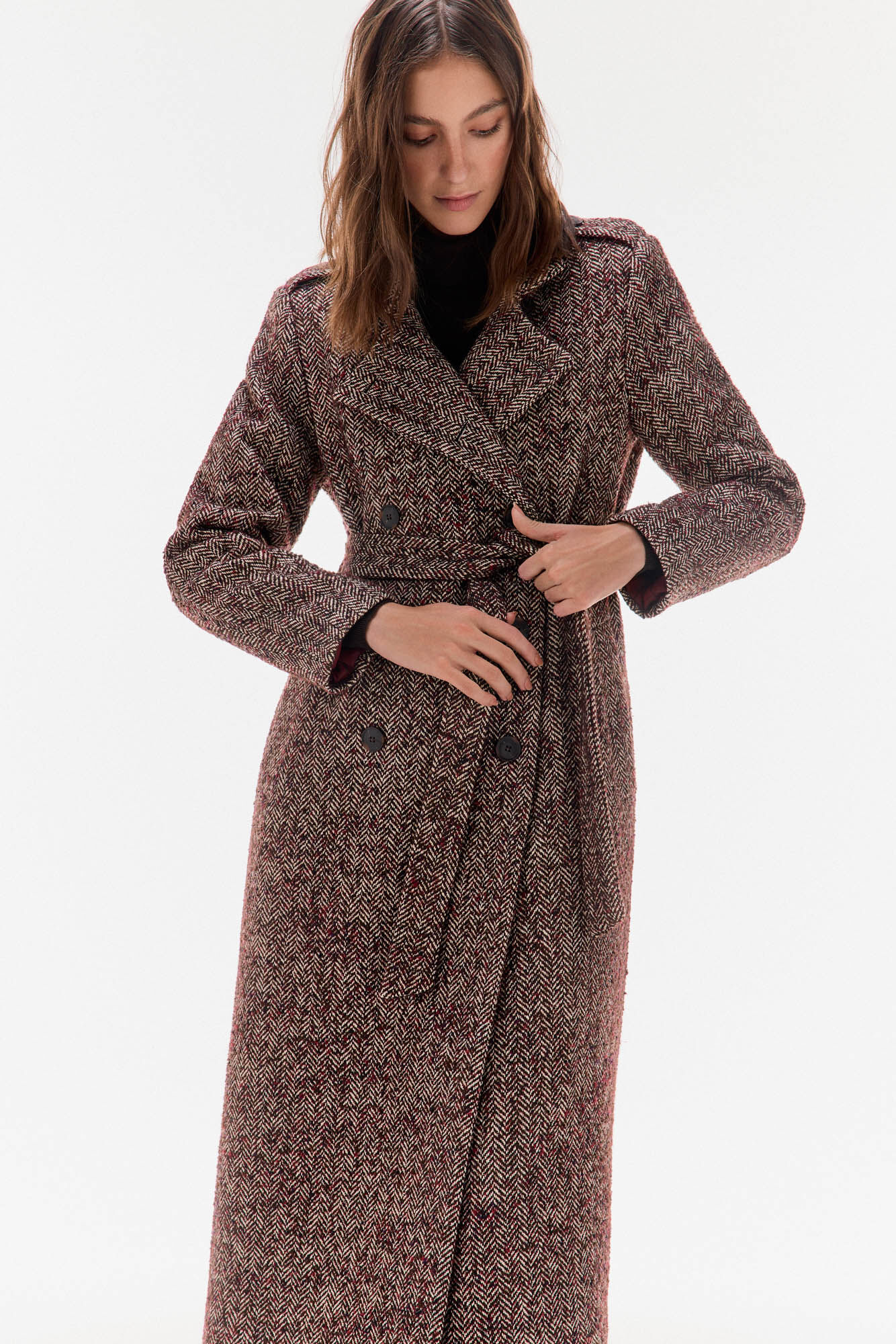 TFP by Tamara Falc&oacute; Double double-breasted coat