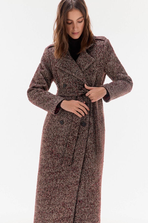 TFP by Tamara Falcó Double double-breasted coat Grey