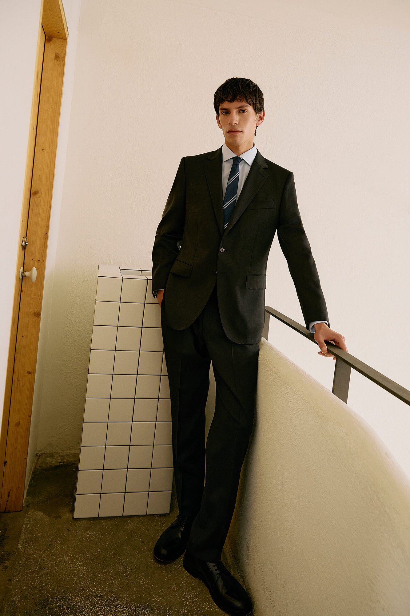 Pedro del Hierro Americana lisa bi-stretch tailor