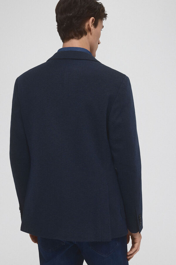 Pedro del Hierro Americana de punto con desmontable Azul