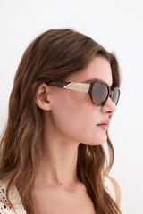 Pedro del Hierro Two-tone sunglasses Brown