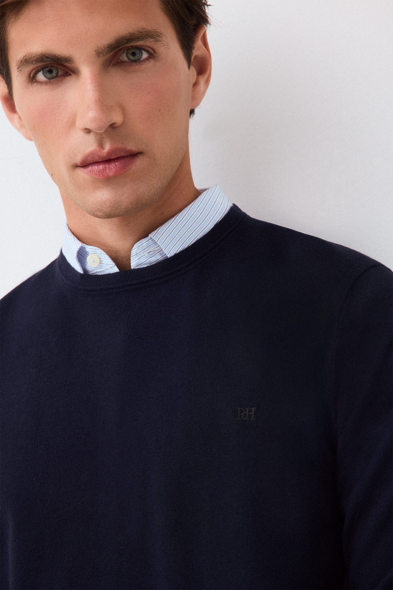 Pedro del Hierro Premium cotton silk cashmere knit jumper