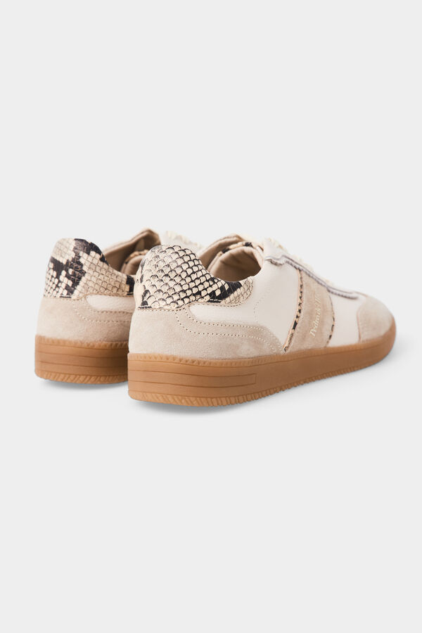 Pedro del Hierro Split leather trainers Beige