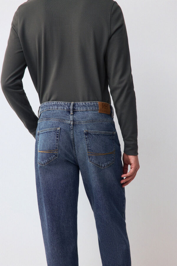 Pedro del Hierro Cal&ccedil;as jeans tapered fit Azul