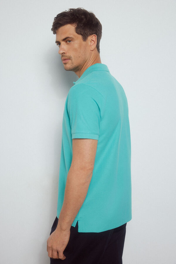 Pedro del Hierro Essential polo shirt Turquoise