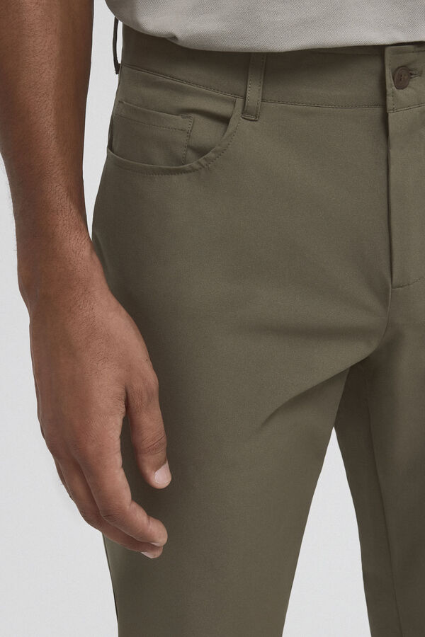 Pedro del Hierro Calças de golfe de 5 bolsos Verde