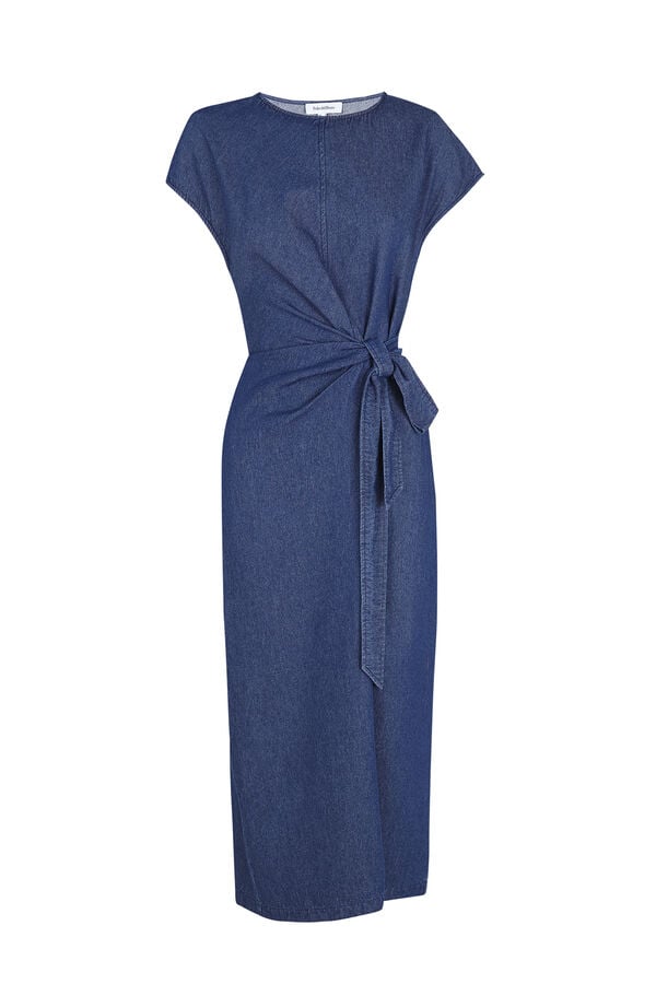 Pedro del Hierro Denim knot dress Blue