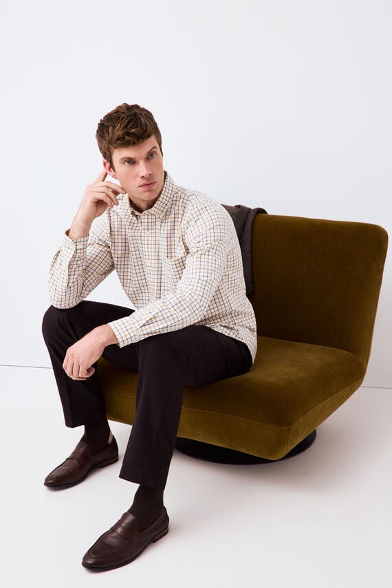 Camisa cuadros regular fit