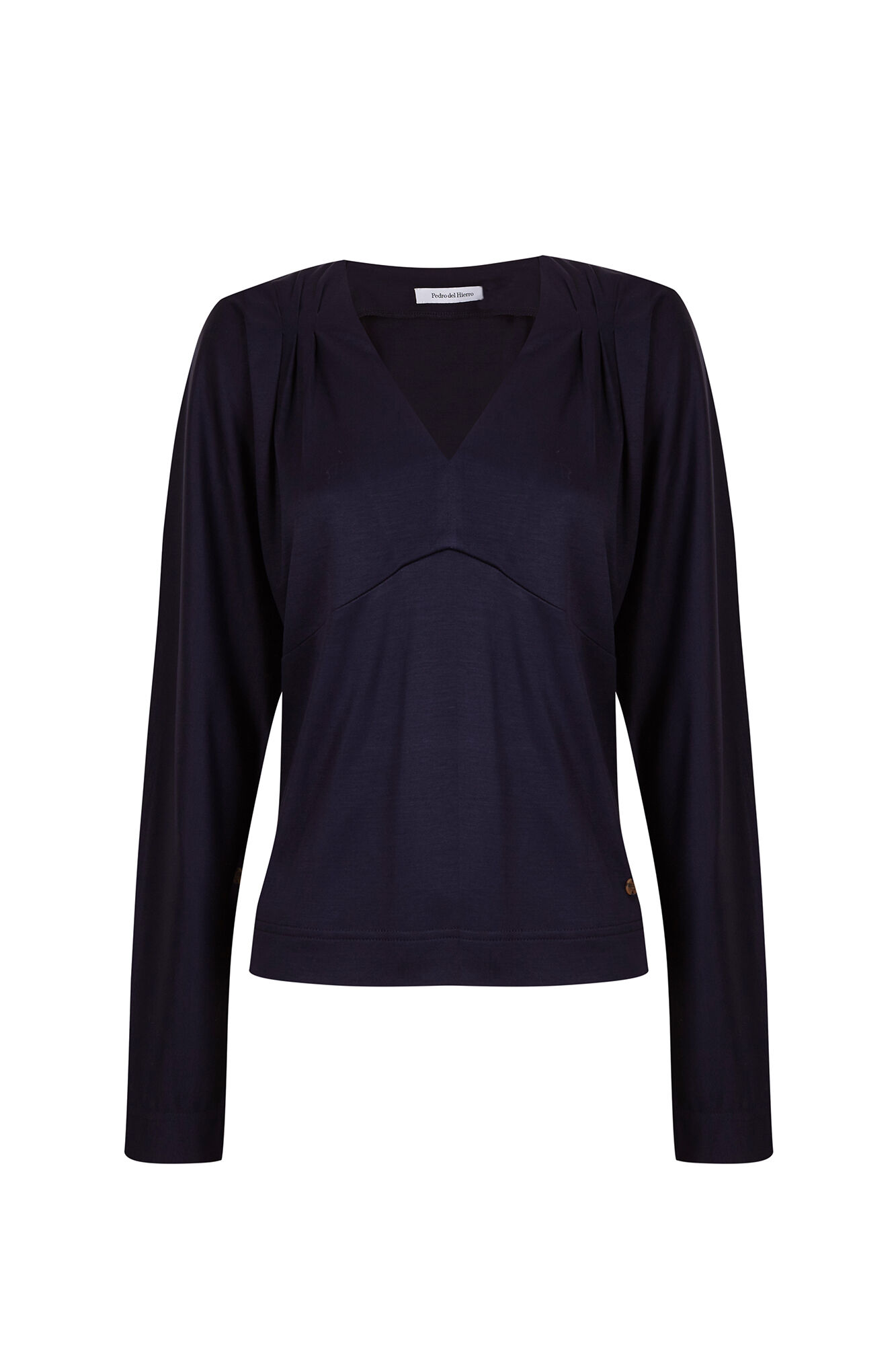 Pedro del Hierro V-neck long sleeve T-shirt