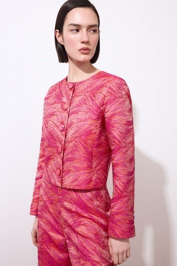 Pedro del Hierro Blazer dorada Rosa