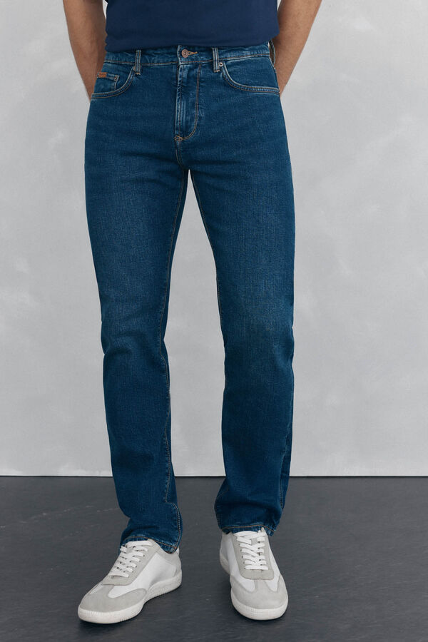 Pedro del Hierro Regular fit Premium Flex jeans Blue