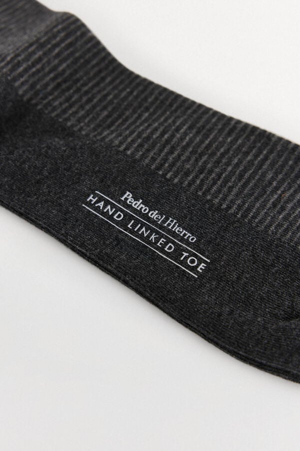 Pedro del Hierro Sport striped socks Grey