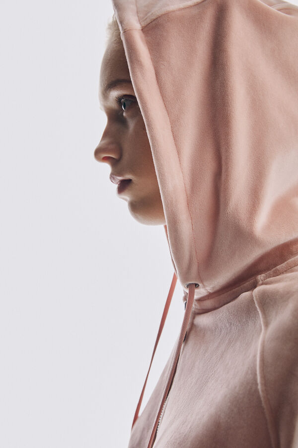 Pedro del Hierro Oversize wide collar jacket Pink
