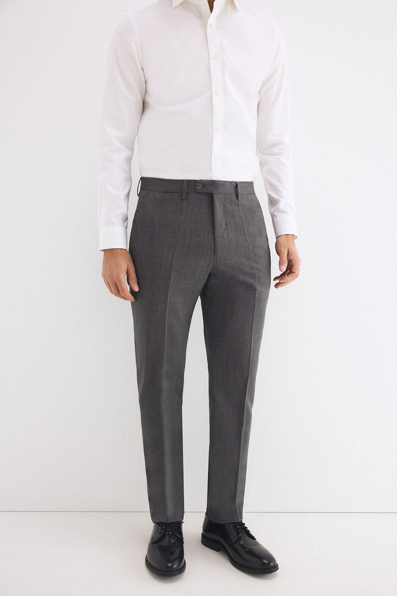 Pedro del Hierro Canvas slim bi-stretch trousers
