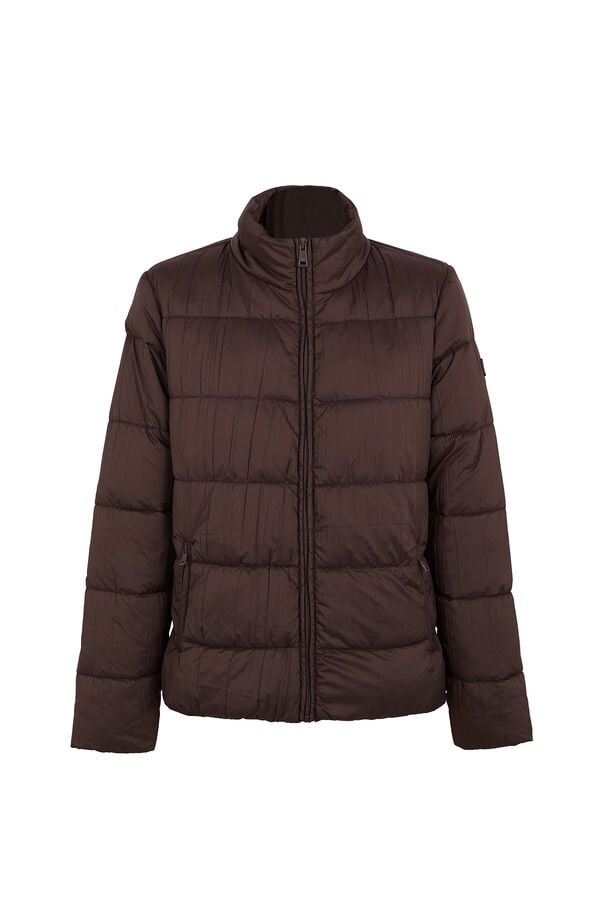 Pedro del Hierro Puffer anorak Brown