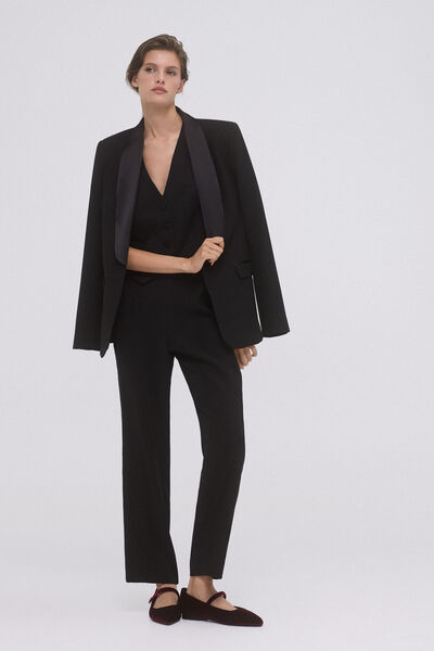 Pedro del Hierro Tuxedo pants Black