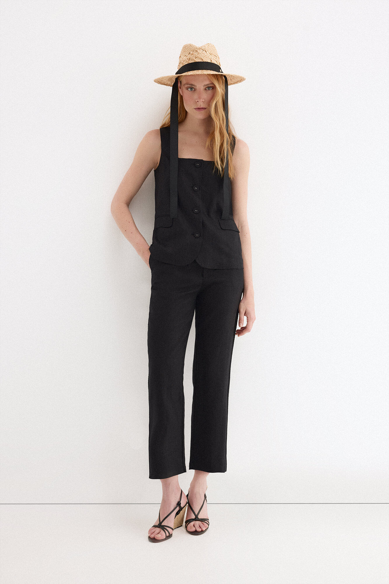 Pedro del Hierro Classic straight trousers