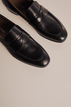 Pedro del Hierro Leather loafer  Black