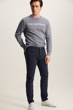 Pedro del Hierro Coloured slim fit premium flex 5-pocket jeans Blue