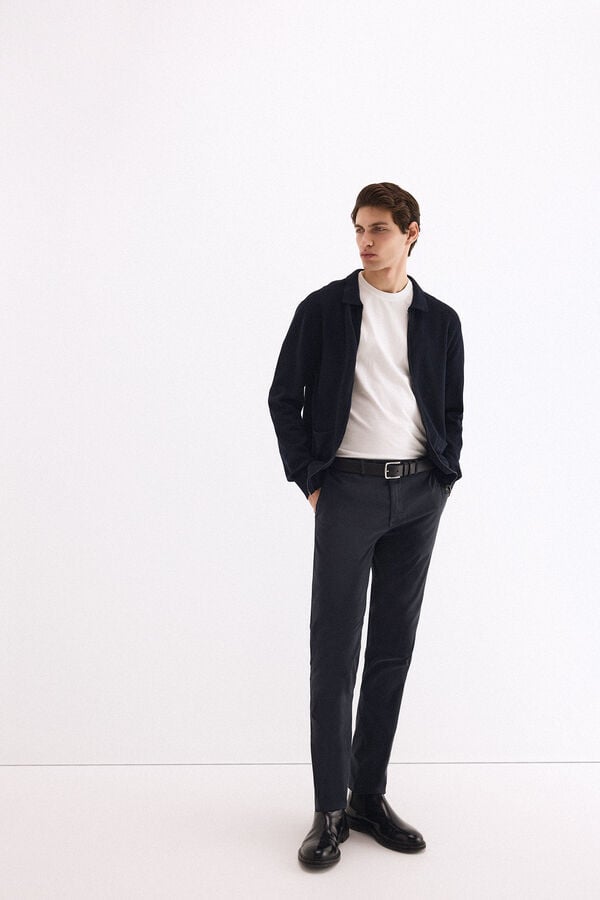 Pedro del Hierro Slim fit chinos Blue