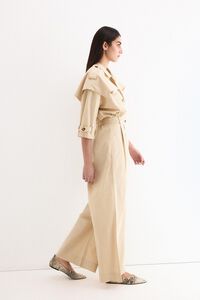 Pedro del Hierro Wide leg trench style jumpsuit
