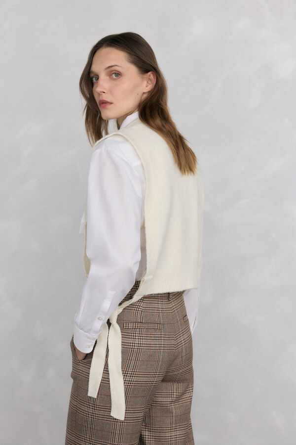 Pedro del Hierro Printed scarf Beige