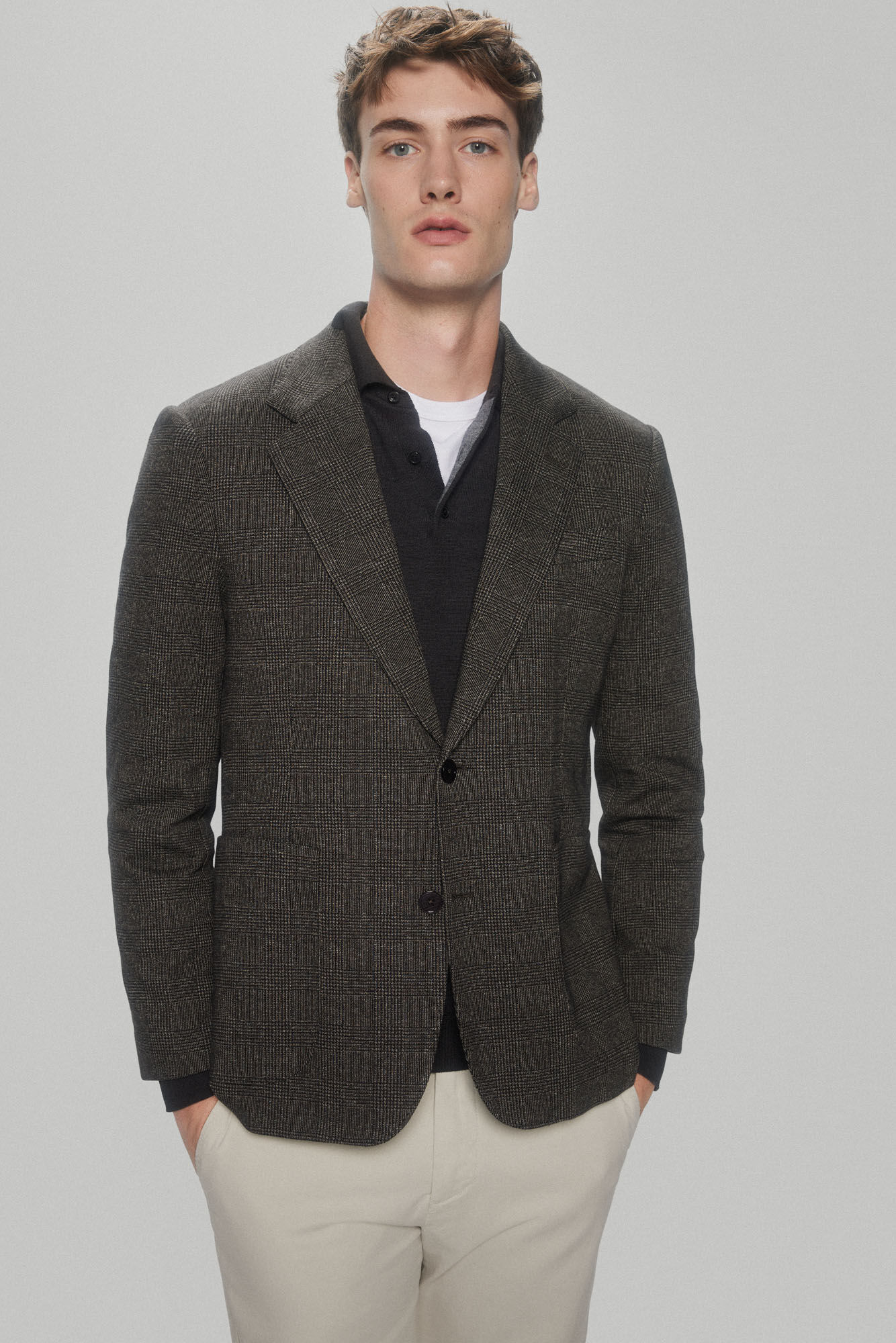 Jersey knit sale blazer mens