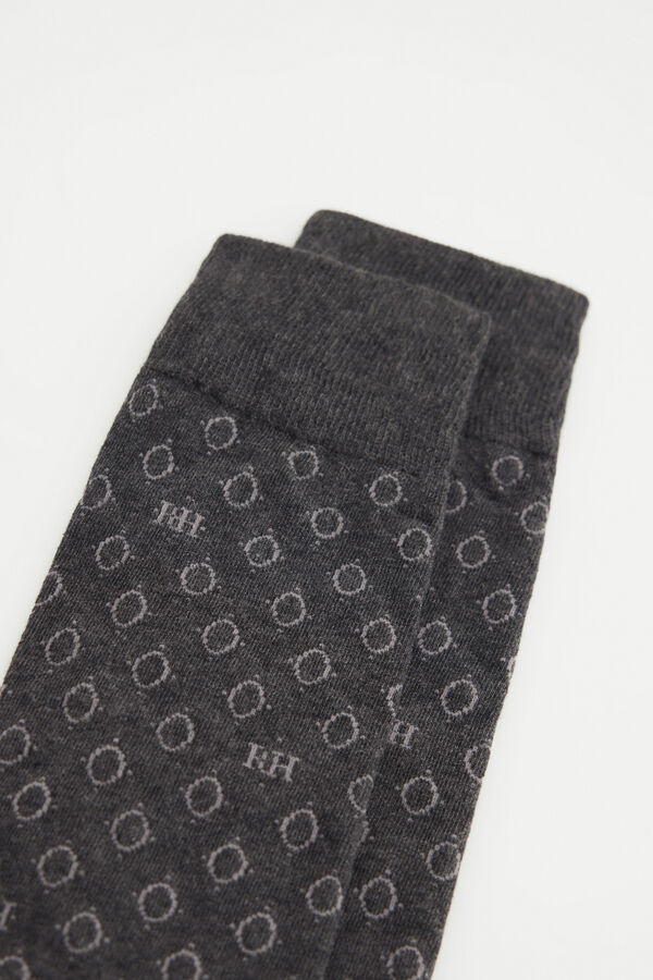 Pedro del Hierro Logo sport sock Grey
