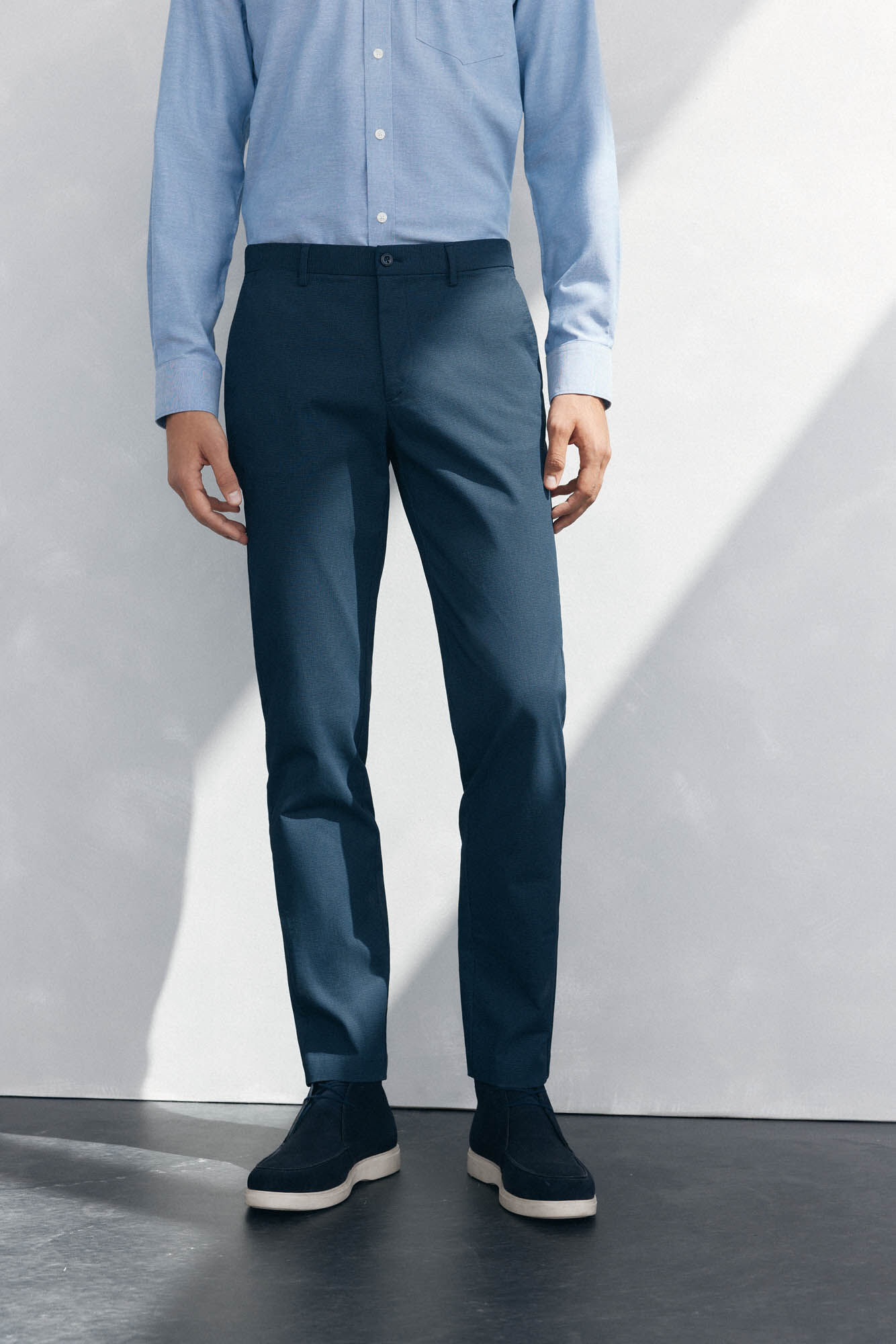 Pedro del Hierro Slim-fit print chinos pants
