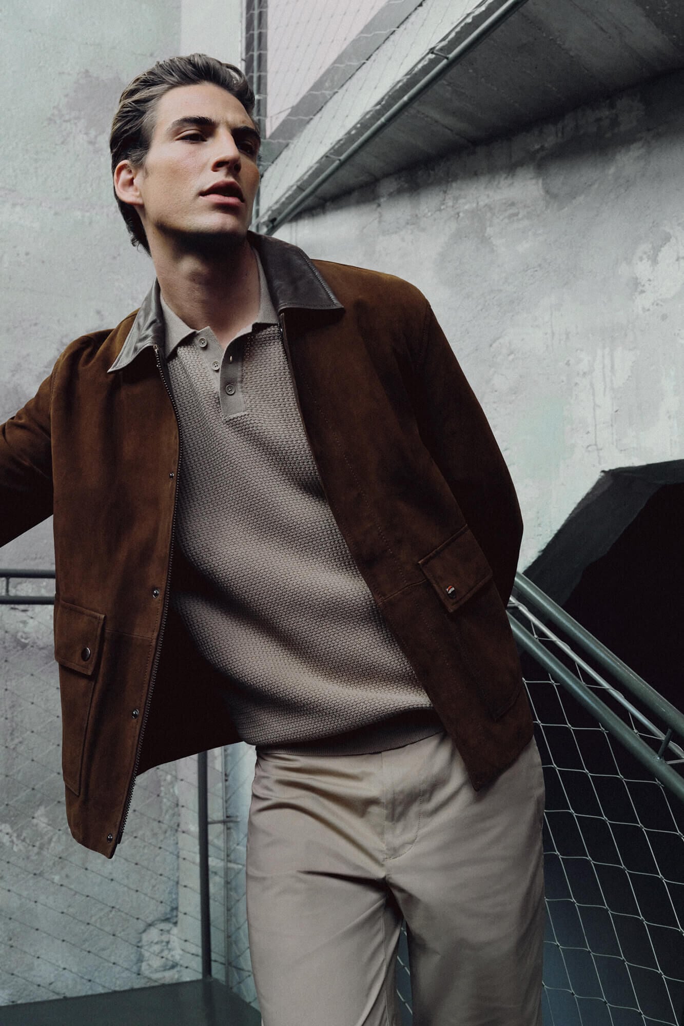 Pedro del Hierro Leather jacket