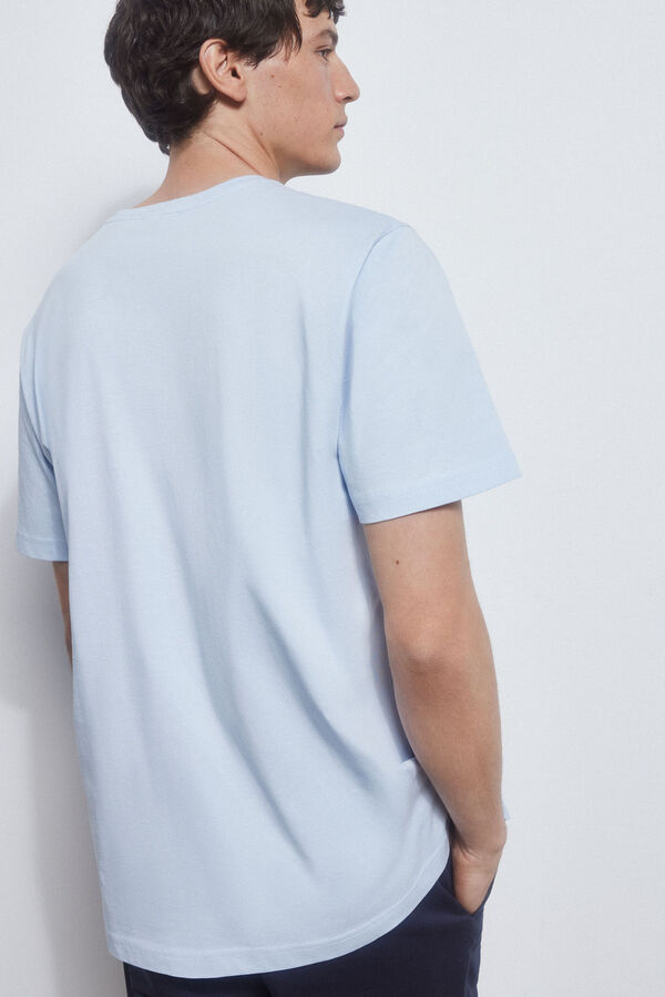Pedro del Hierro T-shirt estampada Azul