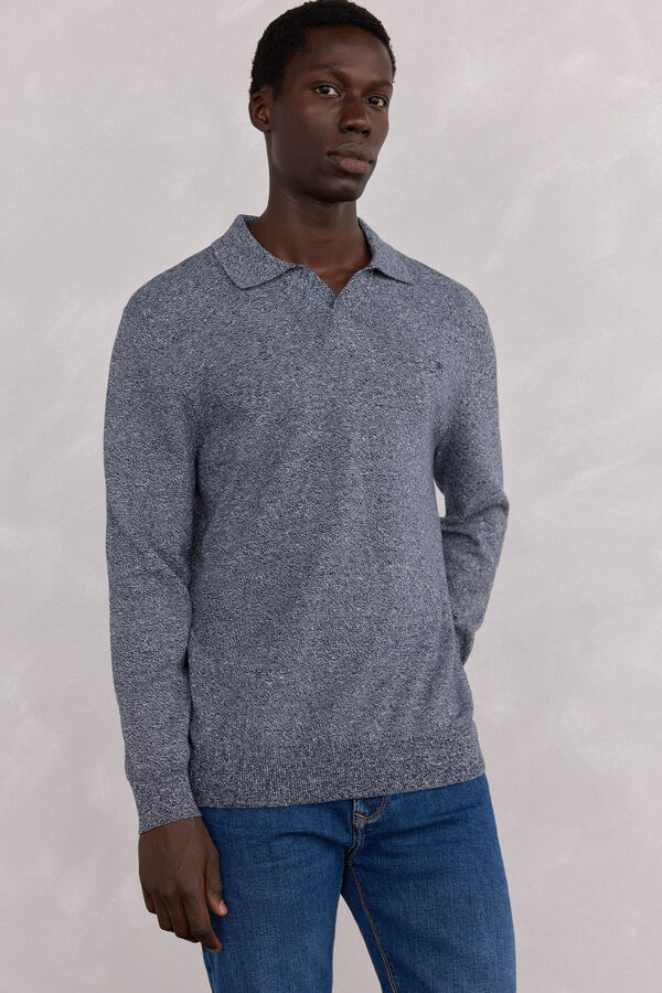 Pedro del Hierro plain twisted polo necklace Blue