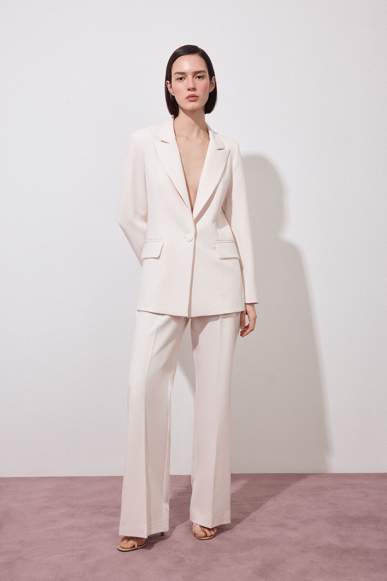 Pedro del Hierro Flare suit trousers