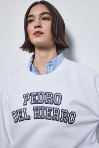 Pedro del Hierro Sweatshirt lisa logo Beige