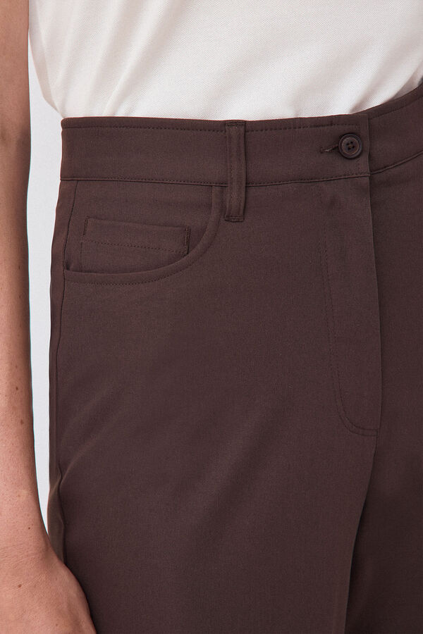 Pedro del Hierro Five-pocket trousers Brown