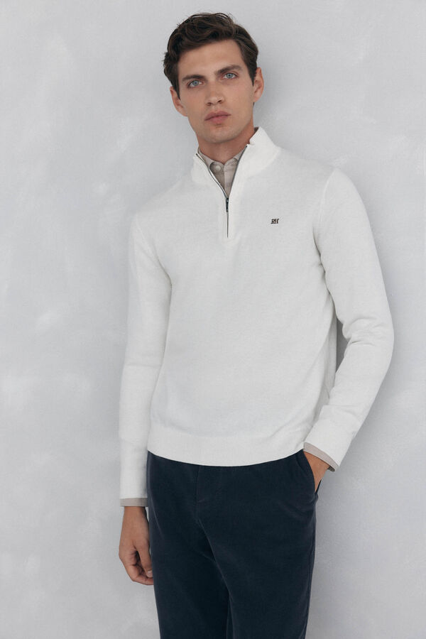Pedro del Hierro Semi-swan sweater Ecru