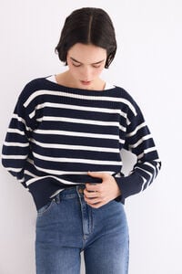 Pedro del Hierro Bicolour striped jumper