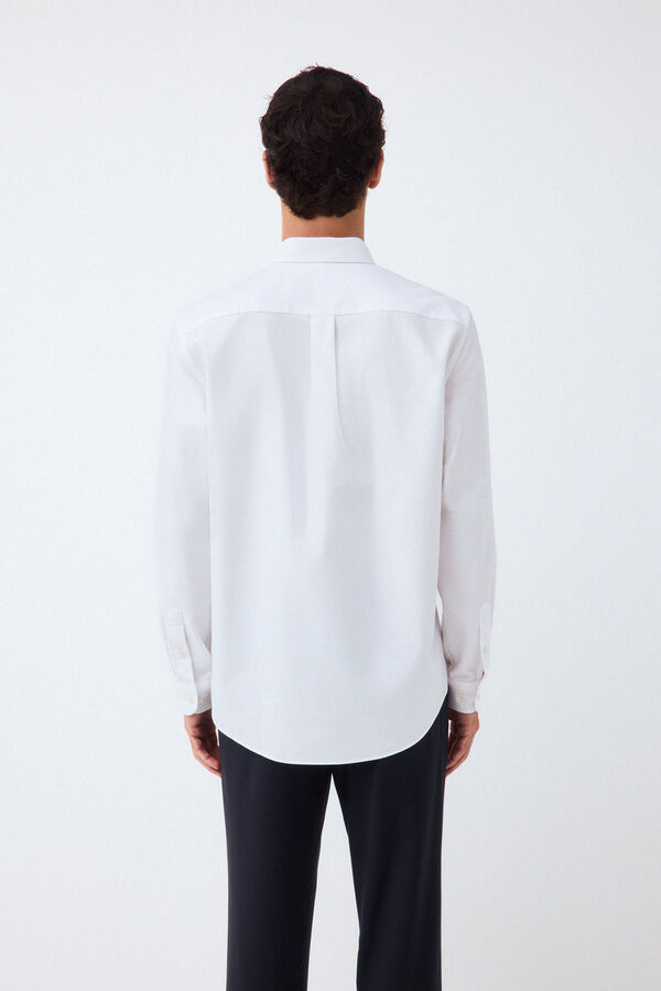 Pedro del Hierro Plain oxford shirt White
