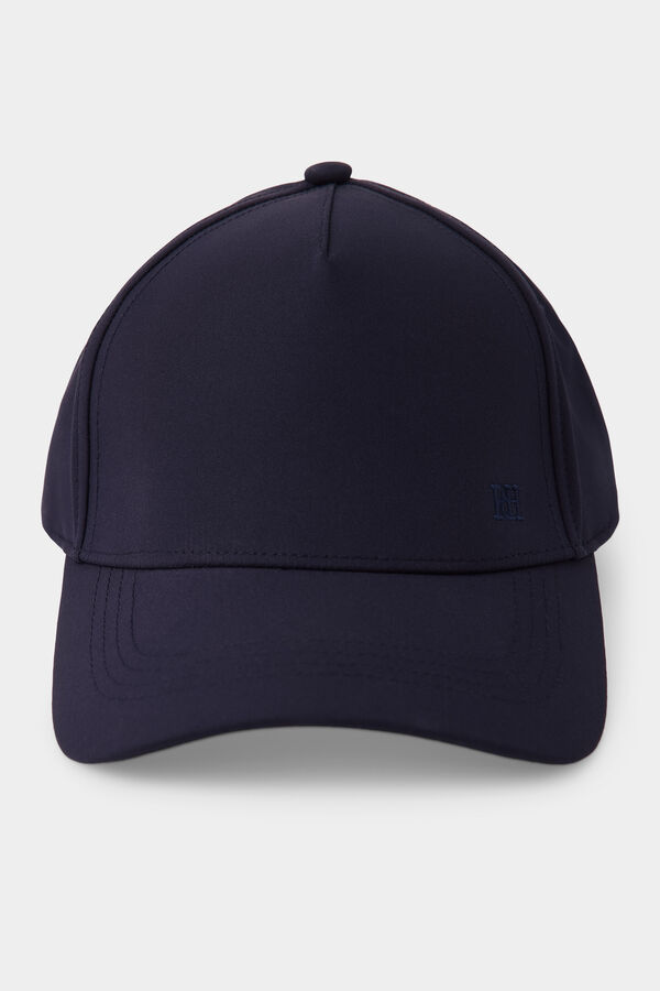 Pedro del Hierro Bon&eacute; com pala em tecido Azul