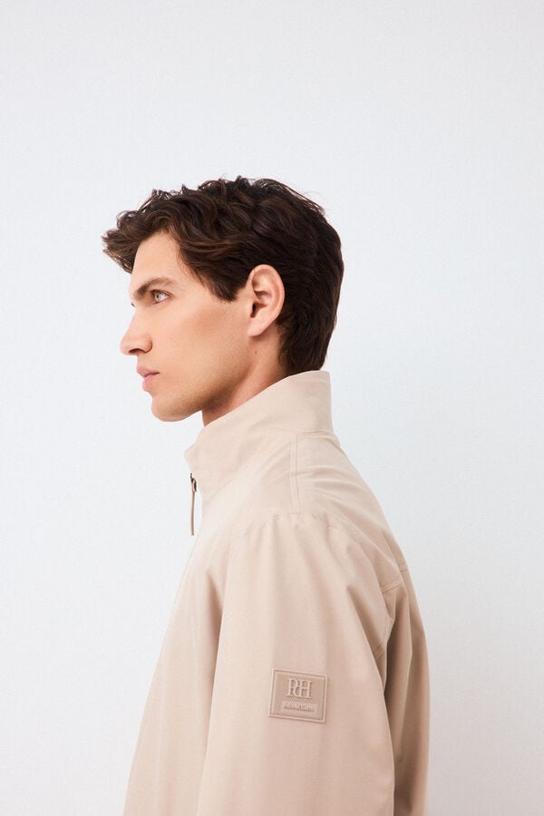Pedro del Hierro Lightweight technical jacket Beige