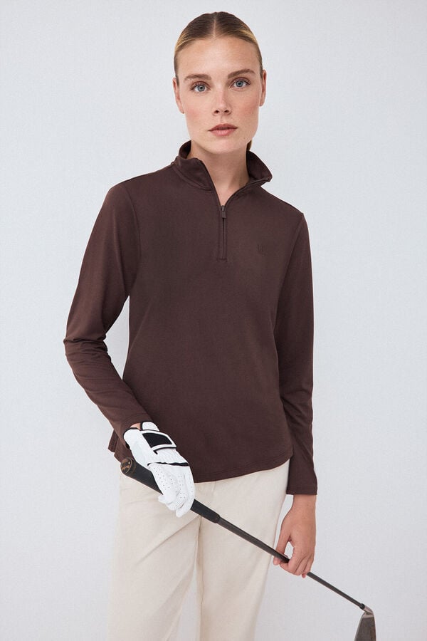 Pedro del Hierro Lightweight sweatshirt Brown