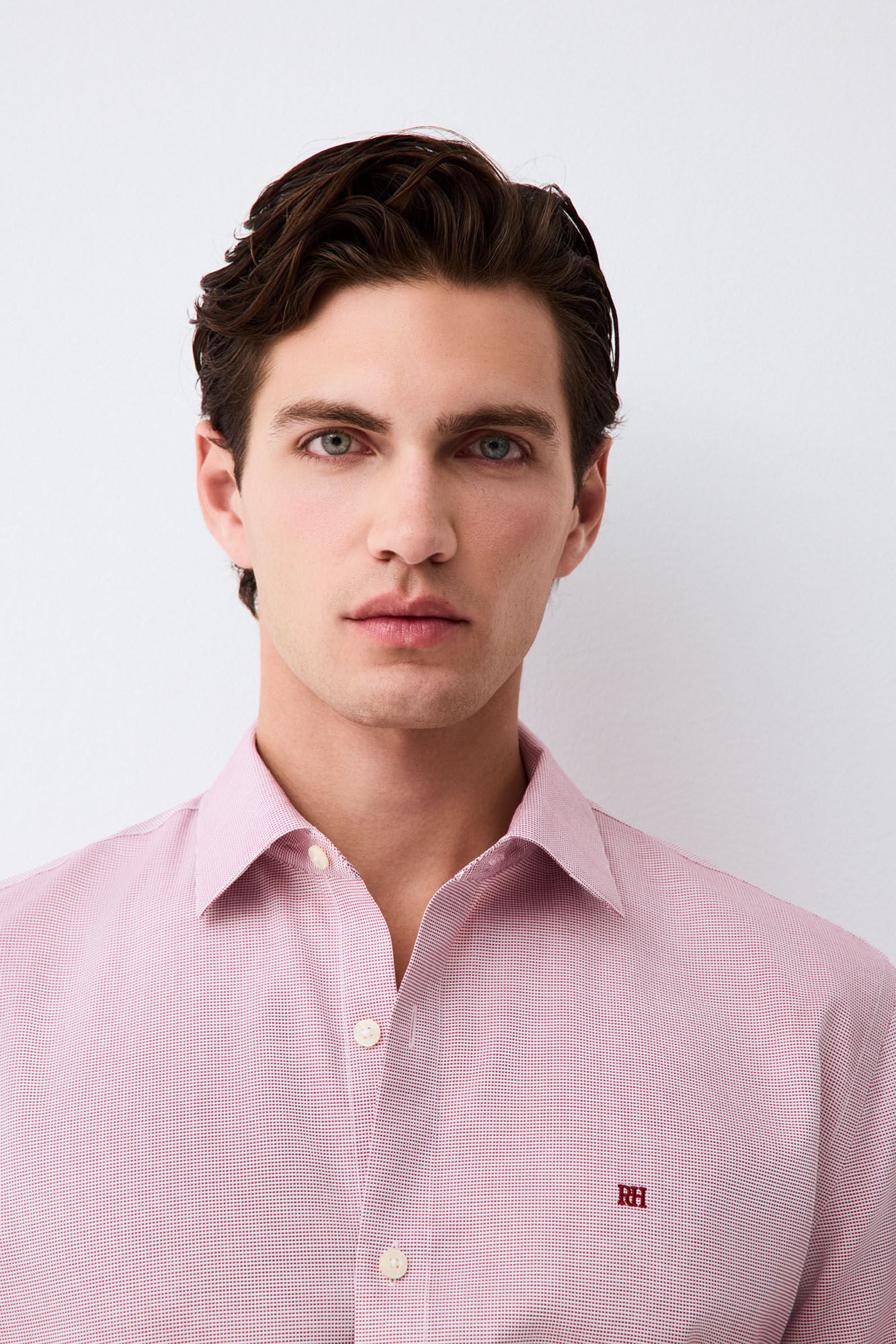 Pedro del Hierro Non-iron + anti-stain slim fit dress shirt