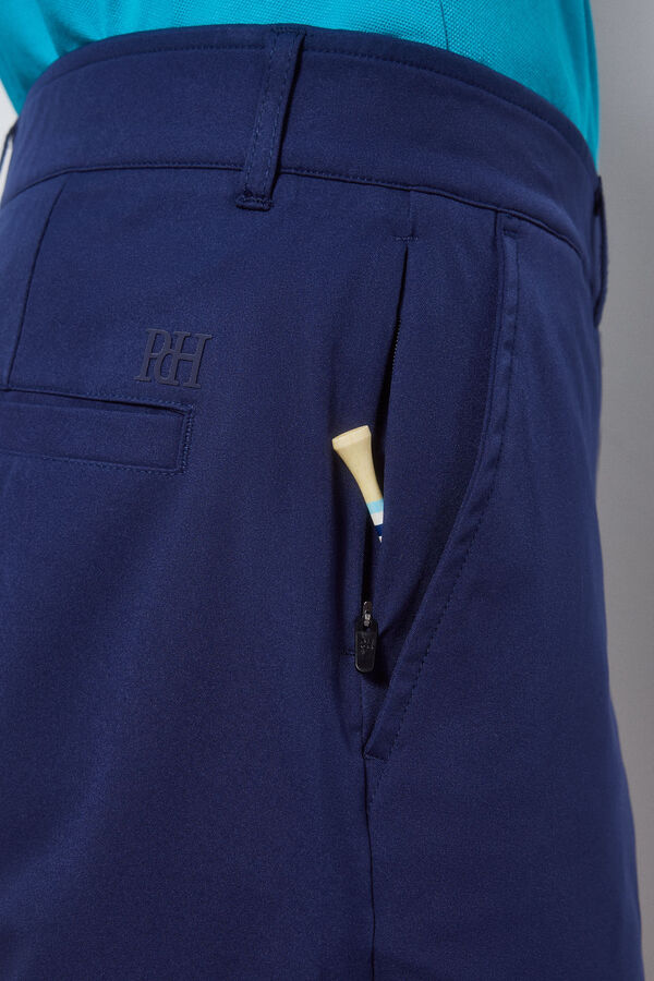 Pedro del Hierro GOLF plain technical bermuda shorts Blue